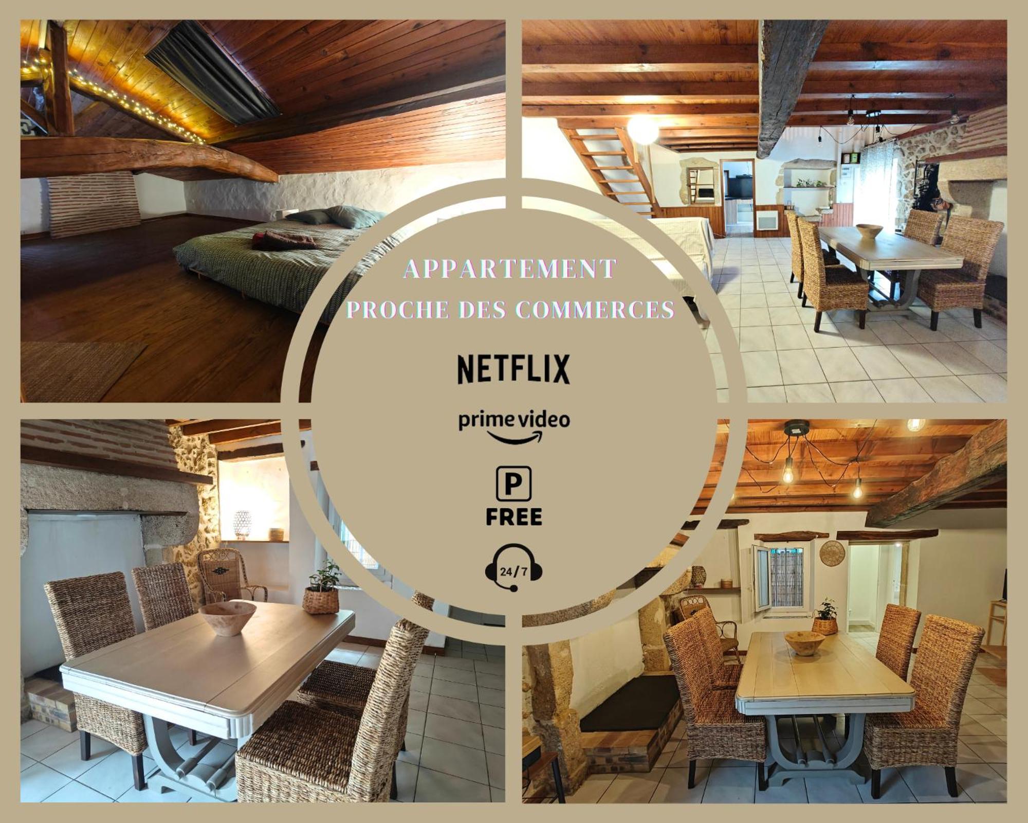 Logement Entier Style Chalet - 1 A 5 Pers - Langon  Exterior foto